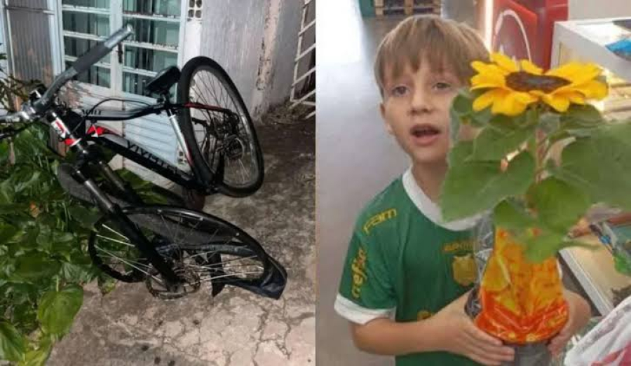 Criança morre e outra fica ferida após colisão de bicicleta contra muro no sudoeste do Paraná